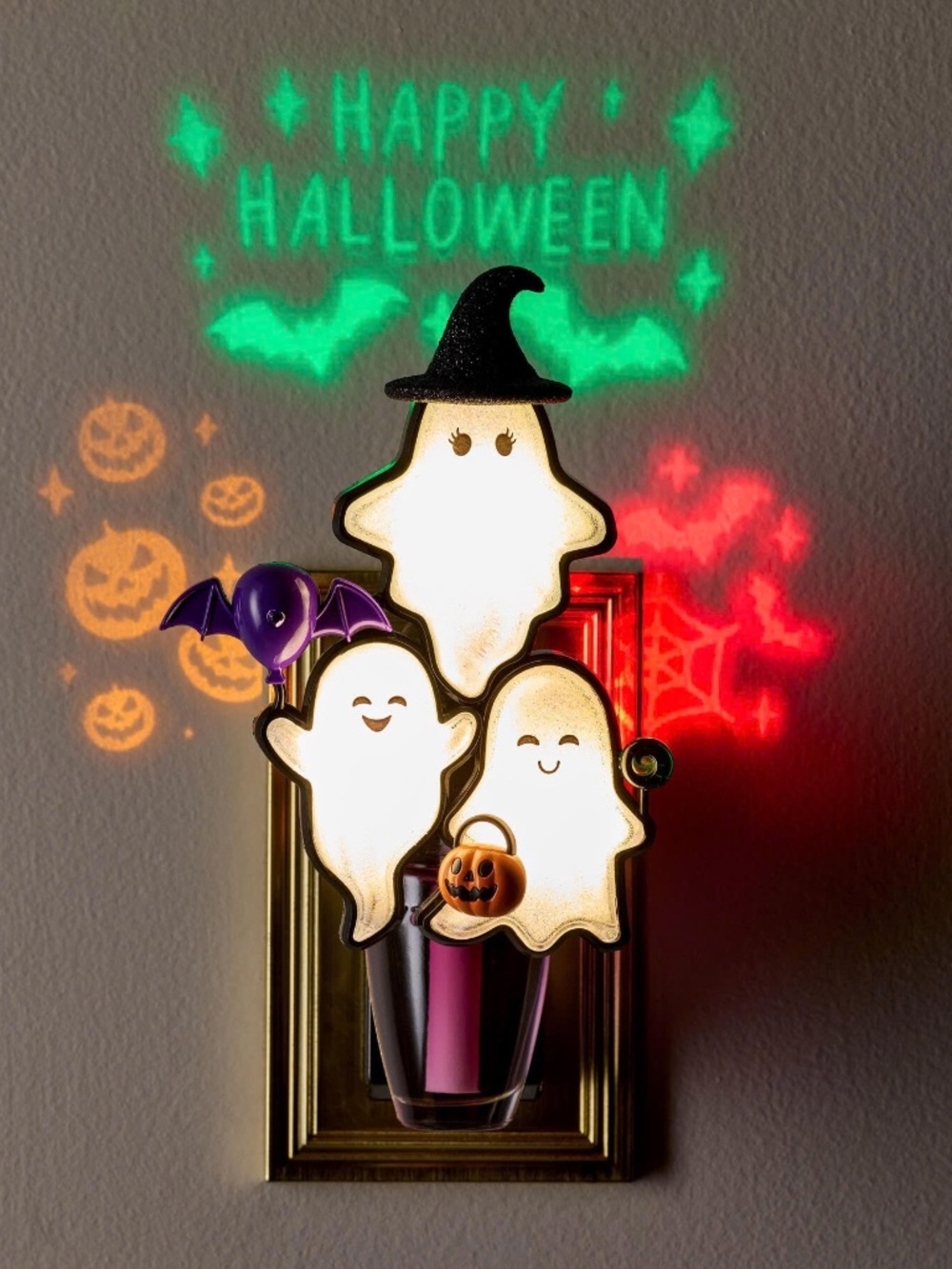 GHOUL FRIENDS Projector Nightlight Wallflowers Plug